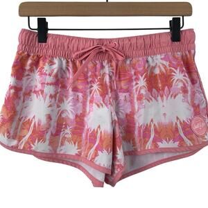 Salt Life Pink Tropical Board Shorts Medium Surf Swim Athletic Beach Palm